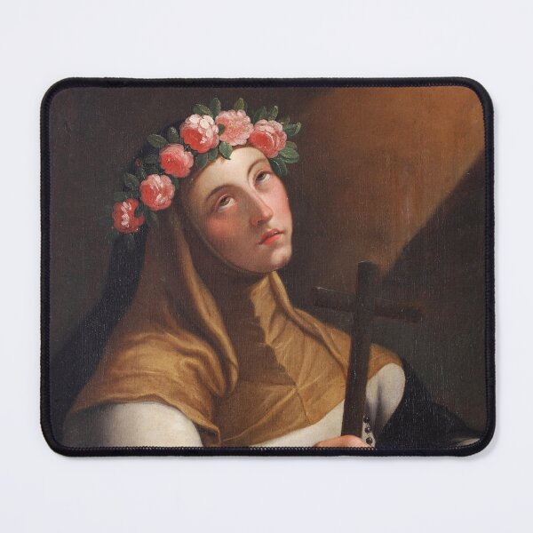 Item preview, Saint Rose of Lima Painting Christian Catholic Religious Art designed and sold by tanabe.