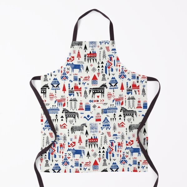 Item preview, Nomadic horse patterns with tribal symbolism designed and sold by Piotrek0001.