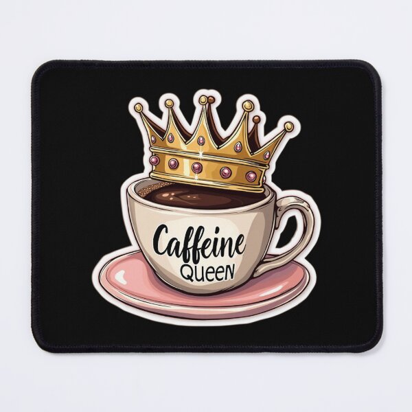Item preview, Caffeine Queen - Crowned By Coffee designed and sold by Blok45.