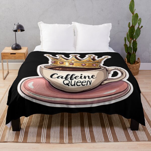 Item preview, Caffeine Queen - Crowned By Coffee designed and sold by Blok45.