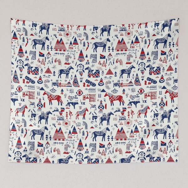 Item preview, Mongolian-inspired artwork with rich colors designed and sold by Piotrek0001.