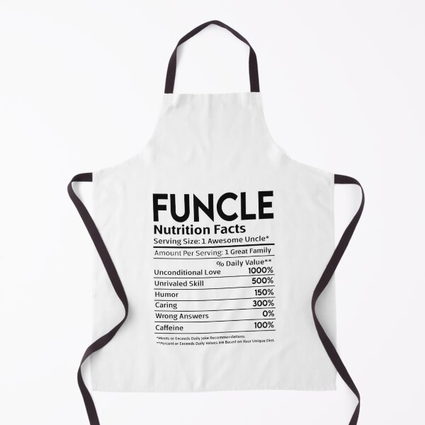 Item preview, Funcle Nutrition Facts designed and sold by NookMerch97 .