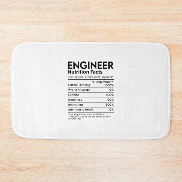Item preview, Engineer Nutrition Facts designed and sold by nookmerch97.