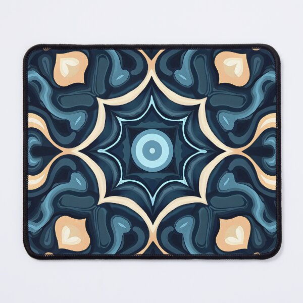 Item preview, Abstract Navy Gold Pattern - Duvet Covers, Canvas Prints, Shower Curtains, T-Shirts designed and sold by CelestialAllure.