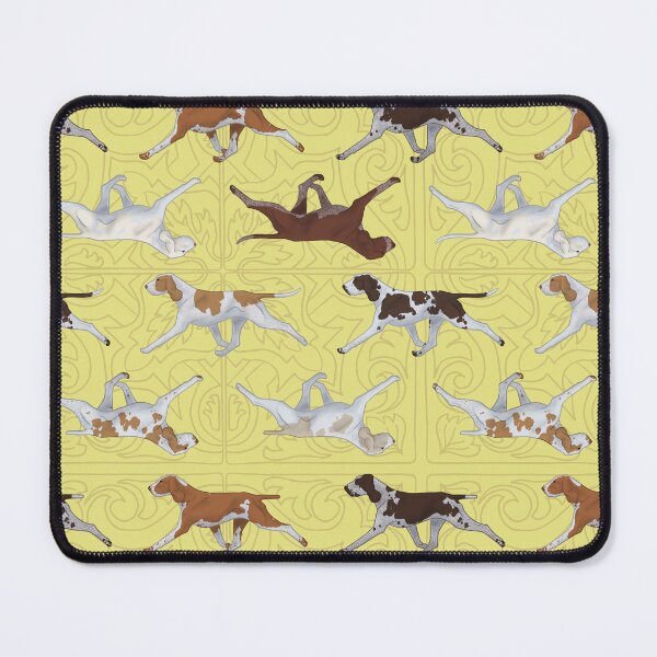 Item preview, Bracco Italiano Pattern Yellow designed and sold by Spinyflowerart.