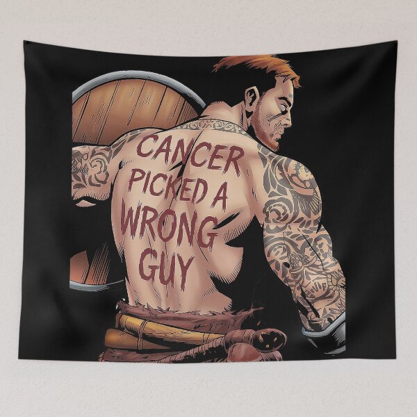 Item preview, Cancer Picked a Wrong Guy Warrior Resilience Cancer designed and sold by Amanda's Factory.