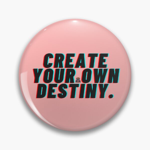 Item preview, Fearless & Bold: Motivational Stickers - “Create your own destiny.” designed and sold by NeonBot_Shop.