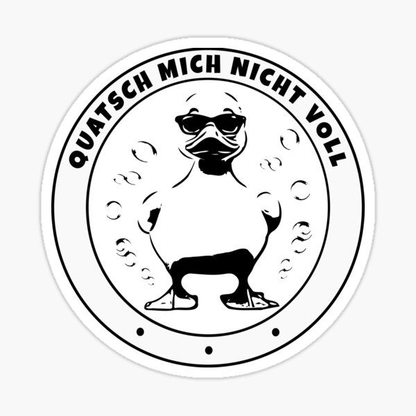 Artikel-Vorschau von Lustige deutsche Sprüche - Witziges Rubberduck Debugging Design mit Gummiente für Programmierer, designt und verkauft von bearification.