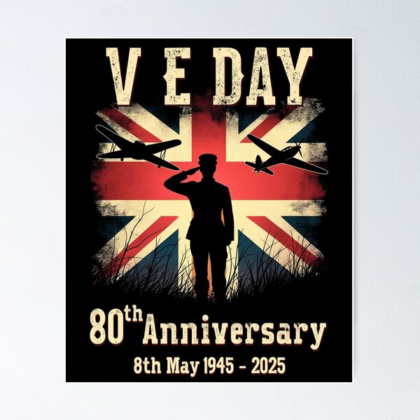 Item preview, V-E Day 80th Anniversary Victory In Europe WWII designed and sold by Blok45.