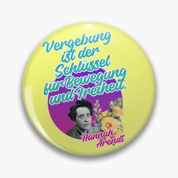 Item preview, Forgiveness is the key to movement and freedom, Hannah Arendt designed and sold by Mauswohn.