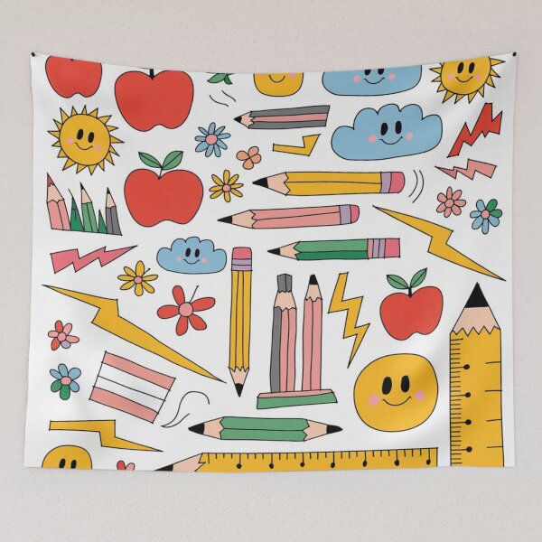 Item preview, Happy School Vibes designed and sold by Furbulous Faces.