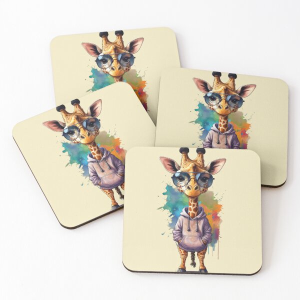 Item preview, Cool Cartoon Giraffe In Sunglass designed and sold by Aise06.