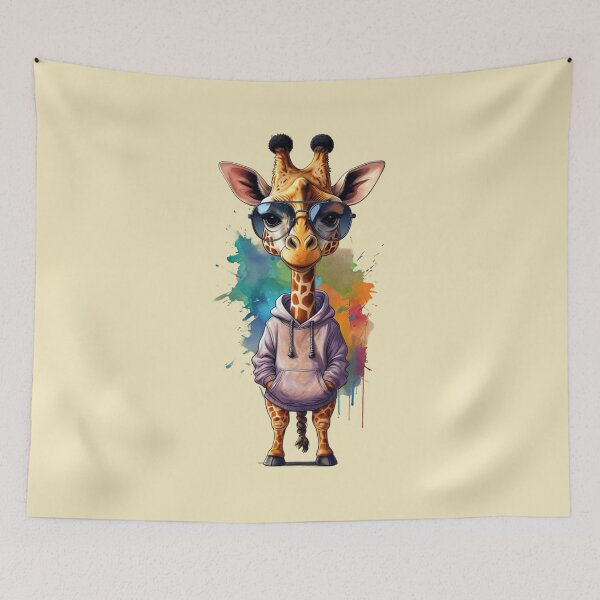 Item preview, Cool Cartoon Giraffe In Sunglass designed and sold by Aise06.