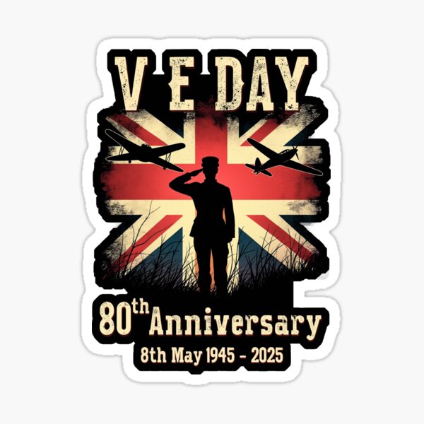 Item preview, V-E Day 80th Anniversary Victory In Europe WWII designed and sold by Blok45.