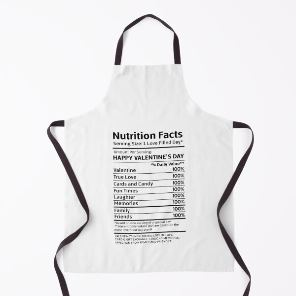 Item preview, Valentine day nutrition facts designed and sold by NookMerch97 .