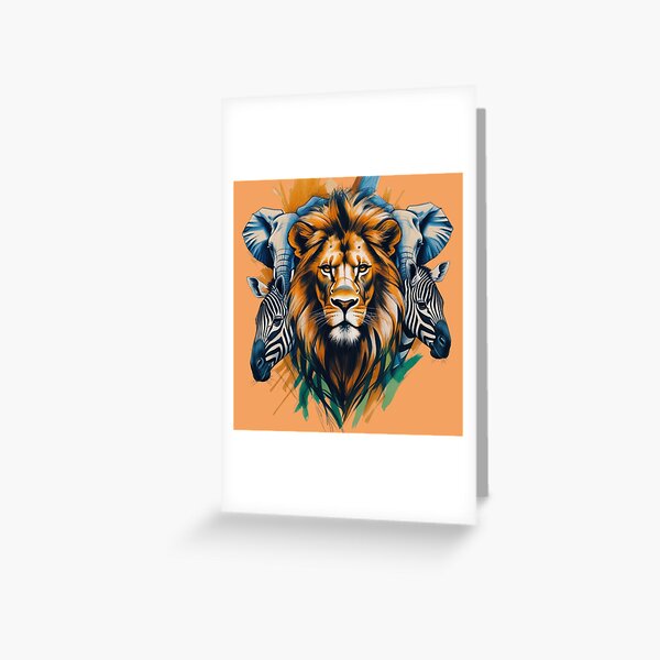 Item preview, Majestic African Spirit Guardians designed and sold by Happy-Home.
