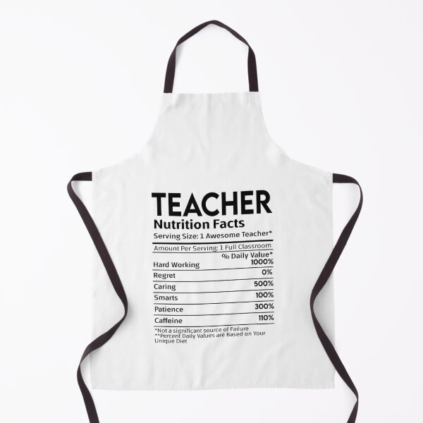 Item preview, Teacher Nutrition Facts designed and sold by NookMerch97 .
