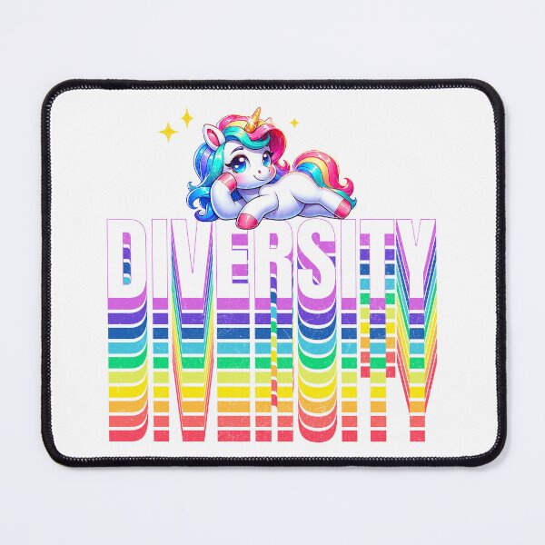 Item preview, Flirty Unicorn Rainbow Diversity Design designed and sold by DarkSenseDesign.