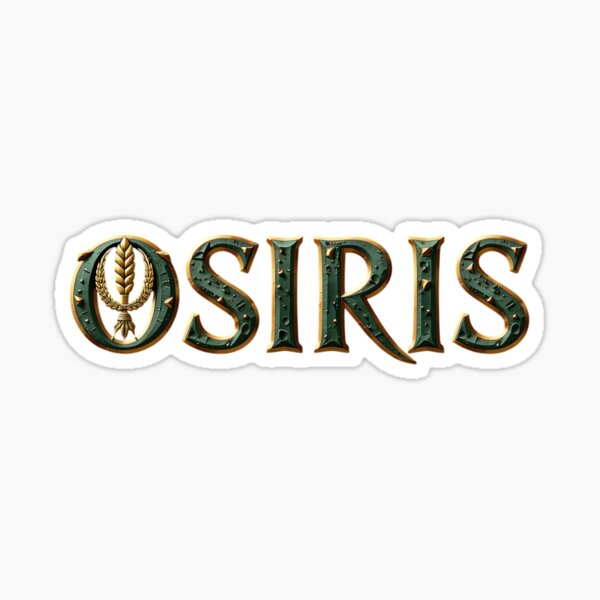 Vista previa del artículo con la obra «Tipografía Osiris», diseñado y vendido por Glitzich.