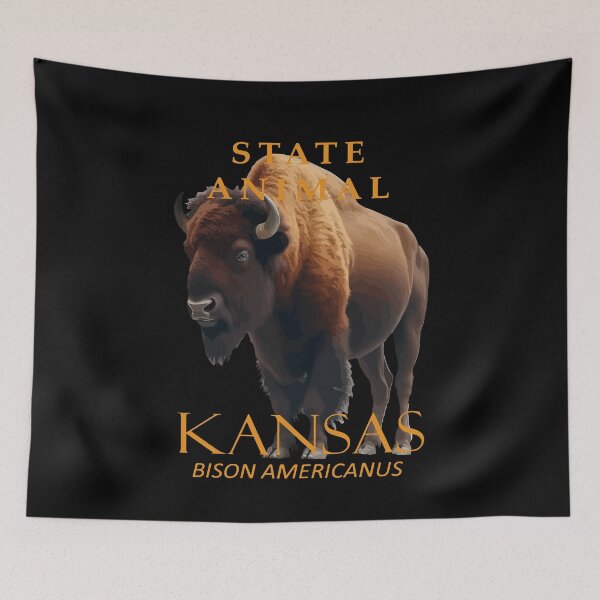 Item preview, Kansas Territory Animal Bison Americanus designed and sold by taiche.