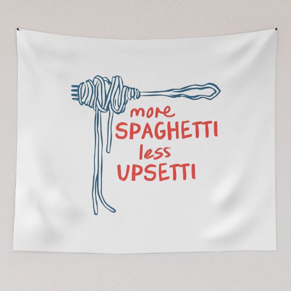 Item preview, More Spaghetti Less Upsetti designed and sold by janettavolkme.