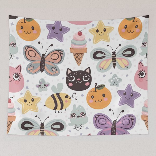Item preview, Sweet Dreams Kids Pattern designed and sold by Furbulous Faces.