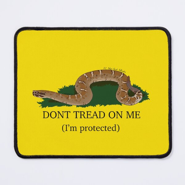 Item preview, Don't Tread On Me (I'm Protected) AZ Ridge Nosed Rattlesnake -  With background designed and sold by AZNaturalism.