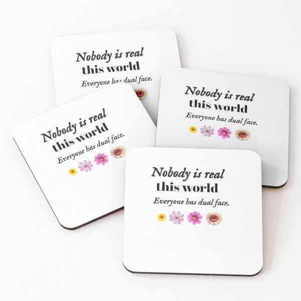 Item preview, Nobody Is Real – Everyone Has a Dual Face designed and sold by ingolekiran.