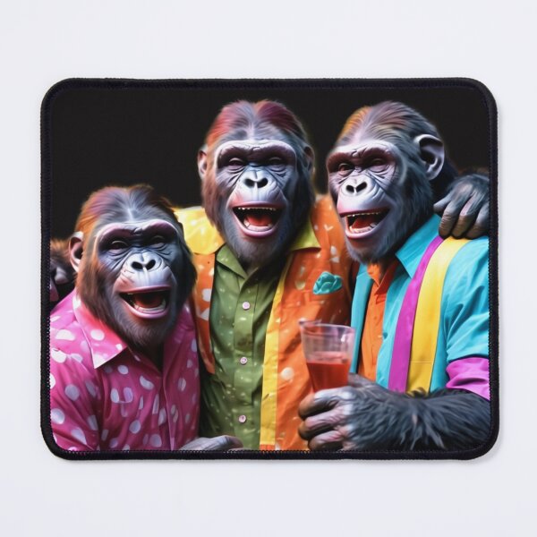 Item preview, Party Primates: The Groovy Gorillas designed and sold by Wiredart.