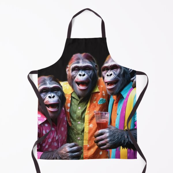 Item preview, Party Primates: The Groovy Gorillas designed and sold by Wiredart.