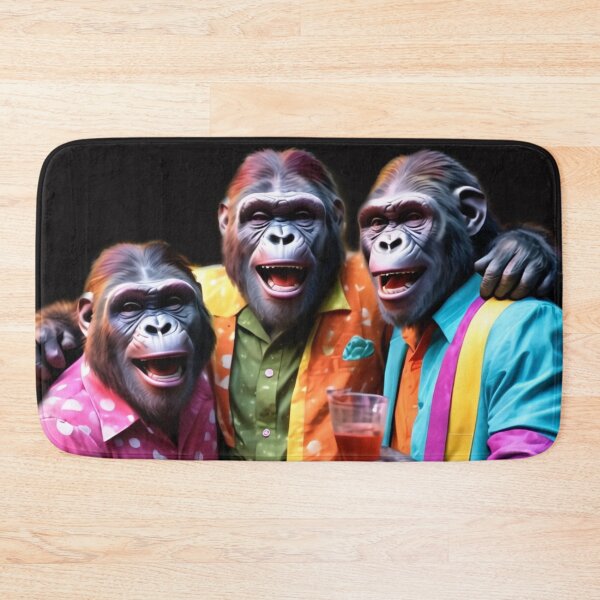 Item preview, Party Primates: The Groovy Gorillas designed and sold by Wiredart.