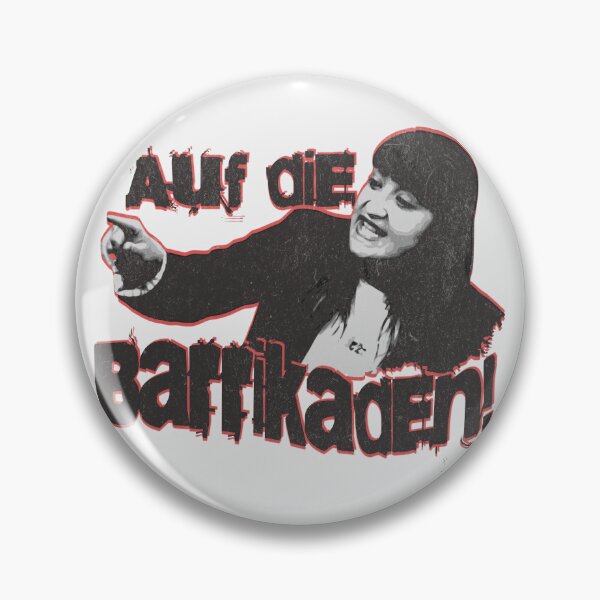 Item preview, To the barricades! Heidi Reichinnek for Chancellor! designed and sold by Dunkelflaute.