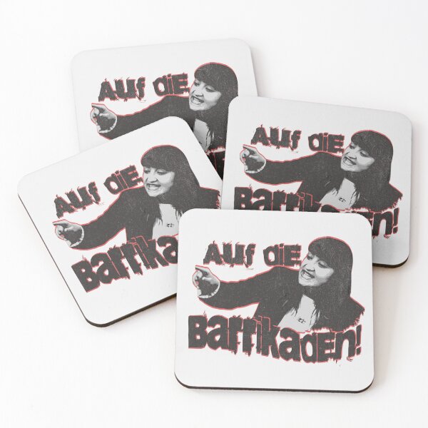 Item preview, To the barricades! Heidi Reichinnek for Chancellor! designed and sold by Dunkelflaute.