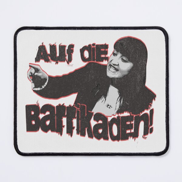 Item preview, To the barricades! Heidi Reichinnek for Chancellor! designed and sold by Dunkelflaute.