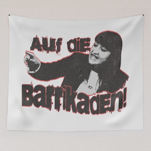 Item preview, To the barricades! Heidi Reichinnek for Chancellor! designed and sold by Dunkelflaute.