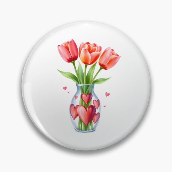 Item preview, Tulips in a Vase for Valentine's Day designed and sold by BougieSouthern.