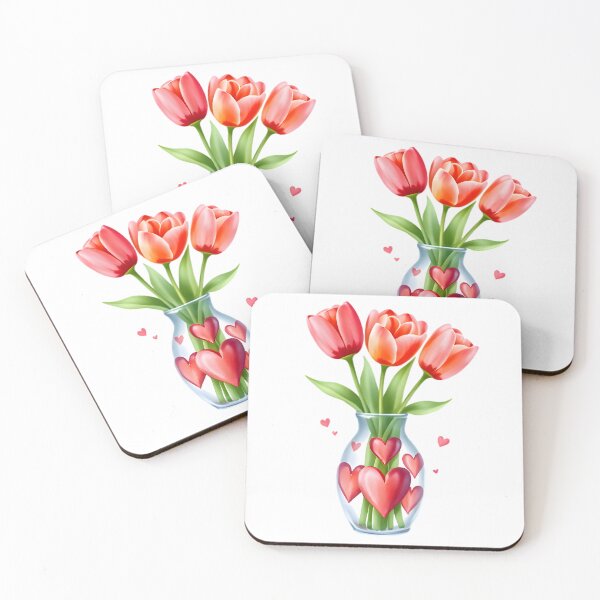 Item preview, Tulips in a Vase for Valentine's Day designed and sold by BougieSouthern.