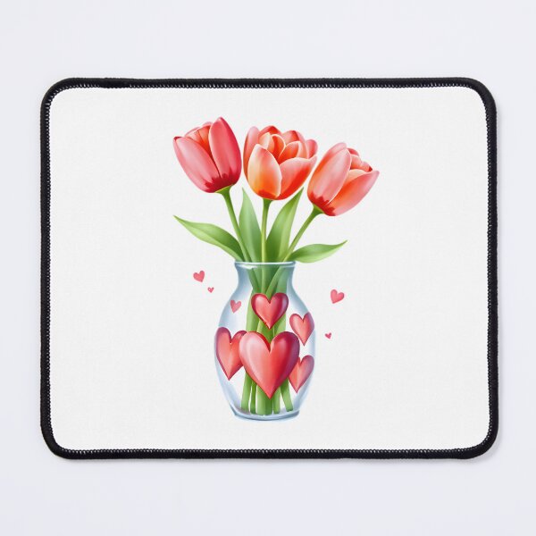 Item preview, Tulips in a Vase for Valentine's Day designed and sold by BougieSouthern.