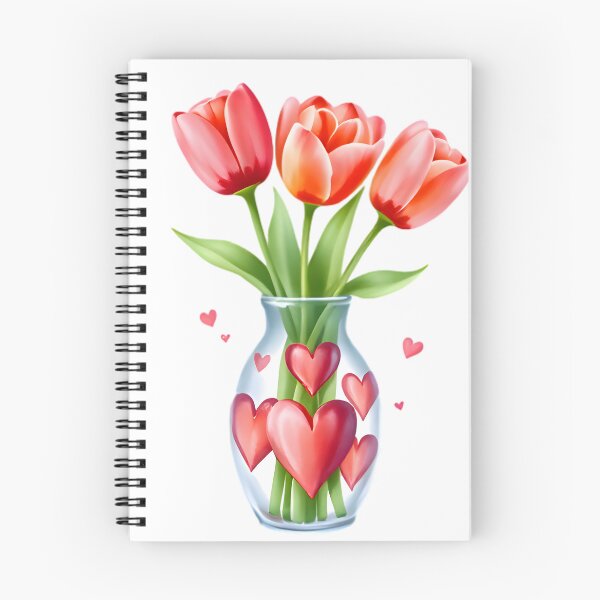Item preview, Tulips in a Vase for Valentine's Day designed and sold by BougieSouthern.
