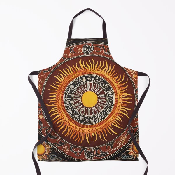 Item preview, Gaelic Sunburnt Symbols - Gaelic and Australian Symbolic Fusion Art designed and sold by Traloch O'Laoi.