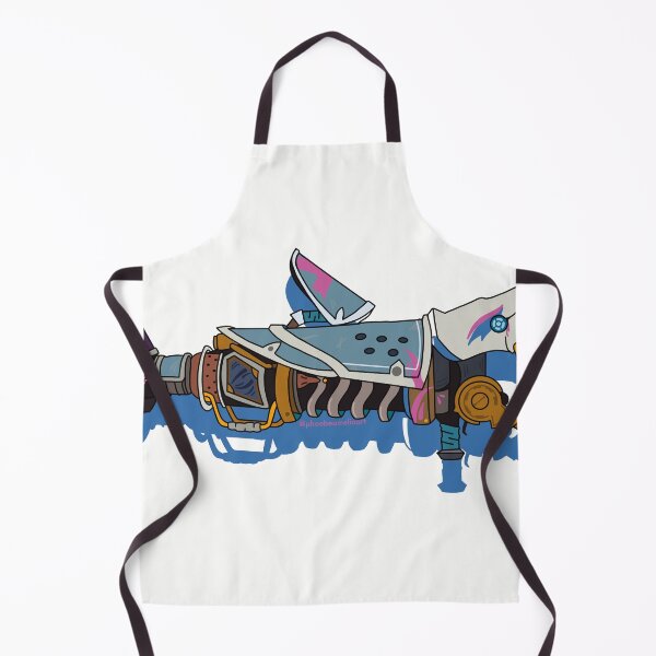 Item preview, Jinx's Rocket Launcher Fishbones blue border designed and sold by phoebeameliart.
