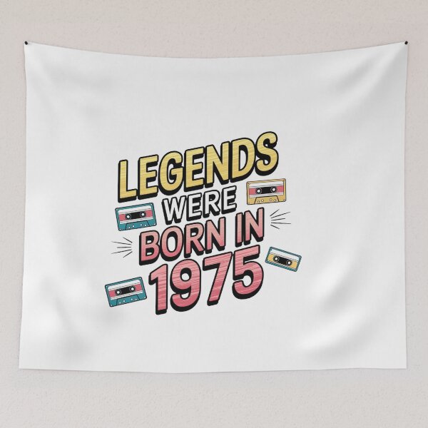 Item preview, Legends Born in 1975 designed and sold by Tee Studio.