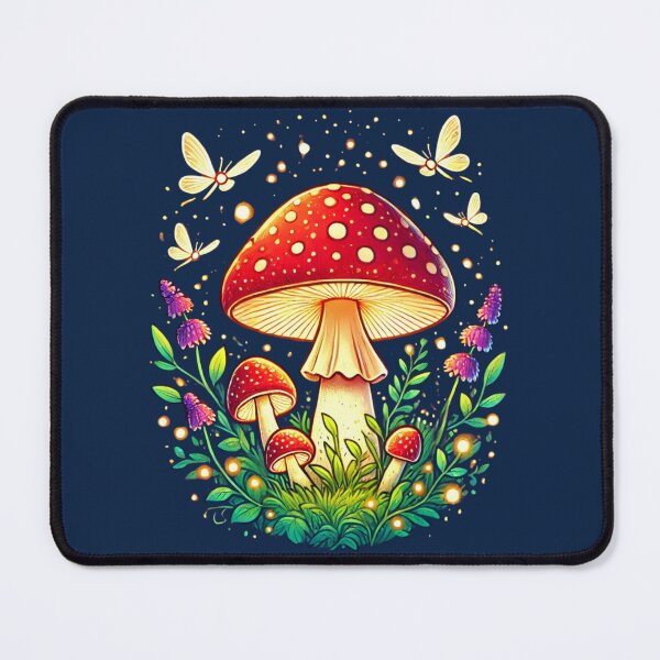 Item preview, Muschrooms and skylights colorful design designed and sold by Meandmyshop.