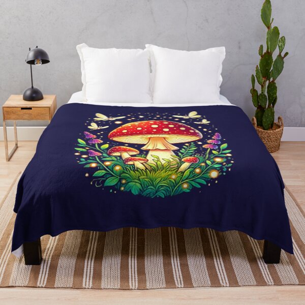 Item preview, Muschrooms and skylights colorful design designed and sold by Meandmyshop.