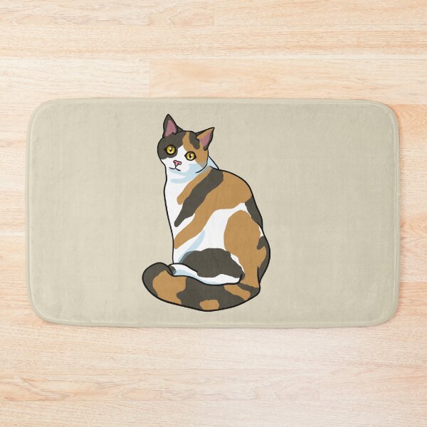 Item preview, Colorful Cat kitty funny small beige brown cat designed and sold by Kikabu.