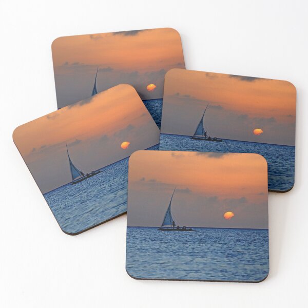 Item preview, A boat at sunrise designed and sold by annalisa56.
