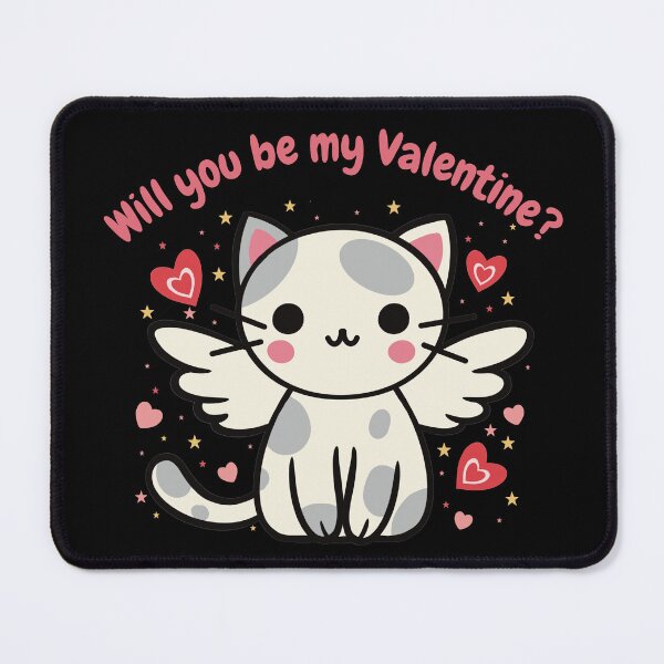 Item preview, Will You Be My Valentine Cat Cute Gifts for Girl designed and sold by LenkaStark.