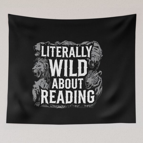 Item preview, Wild About Reading designed and sold by Tee Studio.