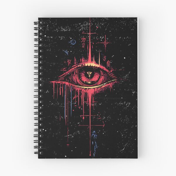 Item preview, Dark Sign Eye Sticker – Glowing Runic Symbol Art designed and sold by zax454.