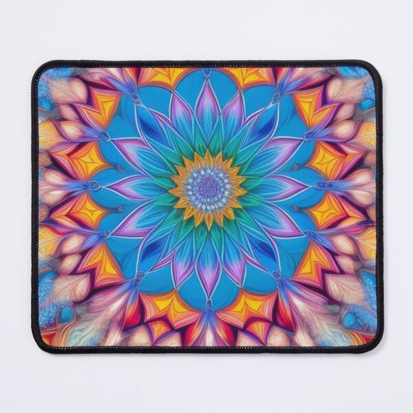 Item preview, pattern colorful mandala designed and sold by Only Good Vibes.